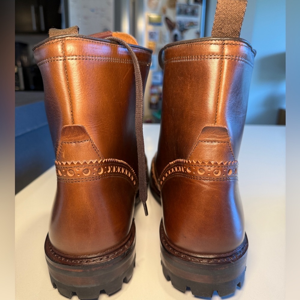 ALLEN EDMONDS - Chapman Weatherproof Wingtip Boot - Men’s Size 12 Wide - NWT - Picture 15 of 16